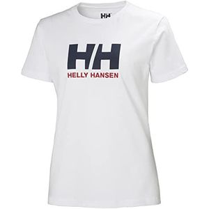 Helly Hansen HH Logo T-shirt voor dames, korte mouwen, 001 wit, XL