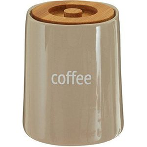 Premier Housewares Klaritta 722703 koffieblik Dolomit, 14 x 12 x 12 cm, beige