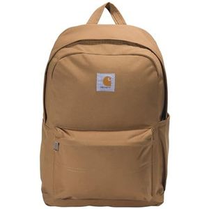 Carhartt Essentials rugzak met laptophoes van 15 inch voor reizen, werk en school, uniseks, 1 stuk, Bruin, Eén maat