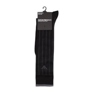 Emporio Armani Fuzzy Fleece Long Socks Homme, Noir, taille unique