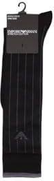 Emporio Armani Fuzzy Fleece Long Socks Homme, Noir, taille unique