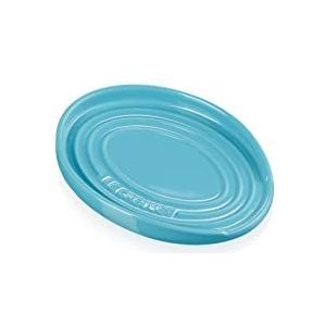 Le Creuset Lepelsteun ovaal keramiek, Caribisch blauw, 71507151700099