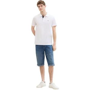 TOM TAILOR Morris Fit Cuissardes pour homme, 10118 - Bleu denim usé clair pierre, 31