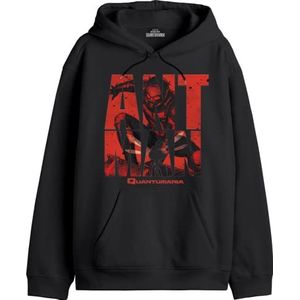 Marvel Meantmmsw021 Sweatshirt met capuchon voor heren, 1 stuk, zwart.
