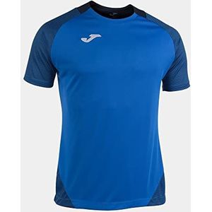 Joma Essential II T-shirt voor heren Equip. M/C, marineblauw/koningsblauw