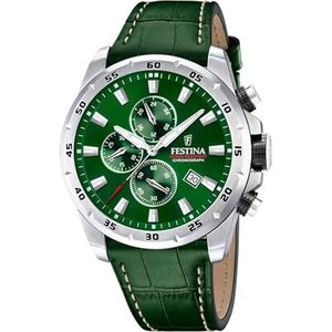 Festina Sporthorloge F20692/3, groen, riem, Groen, riem