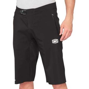 100% MTB WEAR HYDROMATIC Zwart 32 Shorts voor volwassenen, uniseks, korte broek, zwart, 32