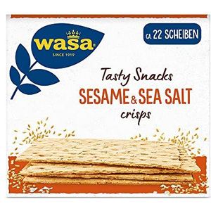 Wasa Knäckebrot Tasty Snacks Crisp Sesam & Zeezout 190 g