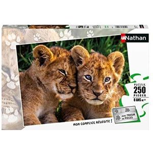 Nathan - Kinderpuzzel – puzzel 250 p – schattige leeuwen – vanaf 8 jaar – 86881
