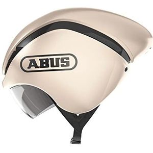 ABUS Gamechange TT Aerodynamische fietshelm met optimale ventilatie-eigenschappen voor dames en heren, goud, maat S