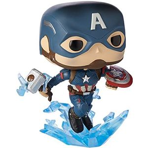 Funko Avengers 4 Captain America met Mjolnir Pop Vinyl figuur, meerkleurig