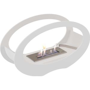 Kratki ECHO Witte ethanolhaard Vrijstaande buitenhaard Vlammen 15 cm Afmetingen in cm: B 50 x H 29 x D 16,2 cm Gewicht 7,8 kg Brandstof: Bio-ethanol