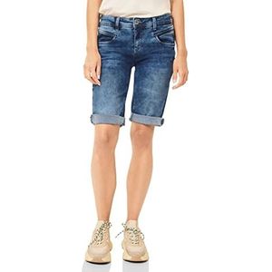 Street One Jane stijl bermuda voor dames, Authentic Mid Indigo Wash