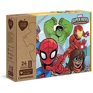 24-delige Marvel Super Hero Puzzel (Play for Future)