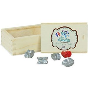 Vilac - 6057 – actie- en reflexspel – 5 botten in houten doos