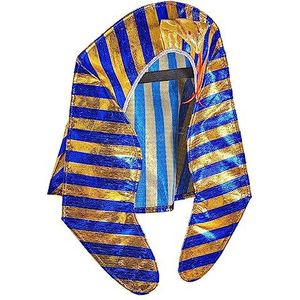 Widmann 10678 10678 Pharao-hoed, hoofdsieraad, Egyptenaar, themafeest, carnaval, heren, meerkleurig, eenheidsmaat