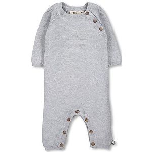 Sterntaler Gebreide eendelige ster gebreide onesie van GOTS baby meisjes, lichtgrijs gemêleerd.