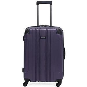 Kenneth Cole Reaction out of bounds trolley, rookviolet, 24-Inch Checked, Out of Bounds bagage, licht, duurzaam, 4 wielen, spinner
