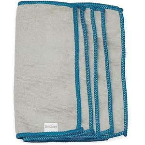 Beldray LA029364FEU7 Reinigingskleding, Quick Mop Navullingen, 5 verpakkingen, geen chemische reiniging voor kinderen/huisdieren, harde oppervlaktereiniger voor keuken/badkamer, verwijdert 99% van de