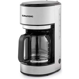 Grundig Koffiezetapparaat - Filterkoffiezetapparaat - Zilver - Zwart