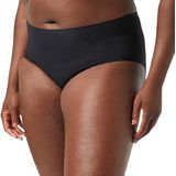 Chantelle - Dames - slip in oversized SoftStretch - eenheidsmaat van 46 tot 52 - 100% onzichtbaar - zacht en comfortabel mesh - naadloos, zwart.