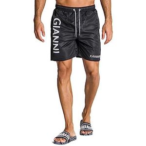 Gianni Kavanagh Black Dimension Swimshorts Board Shorts pour homme, noir, XL