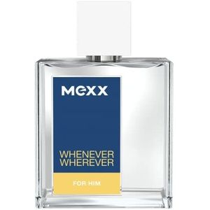 Mexx Whenever Wherever Man Aftershave Revitaliserende spray voor elke gelegenheid voor zorgeloze elegantie 50 ml