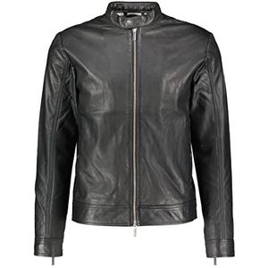 SELECTED HOMME Slharchive Classic Leather Jkt W Noos leren jas voor heren, zwart.