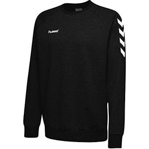 Hummel kinder sweatshirt hmlgo katoen, zwart.