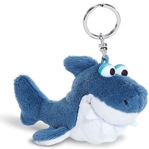 NICI 45351 Pluche haai sleutelhanger 10 cm met ring voor sleutelhanger, sleutelhanger, sleutelhanger en sleutelhanger, haai tas hanger