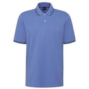 bugatti Polo basique à manches courtes pour homme Coupe moderne, 340 - Bleu gris, S