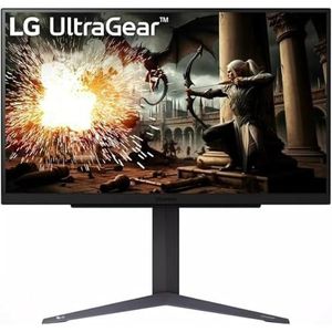 LG 27GS75Q-B.AEU - Ultragische monitor, 27 inch, gaming, IPS-paneel, QHD, 2560 x 1440, 16:9, 1000:1, 1ms, 144Hz, G-Sync, FreeSync, zwart