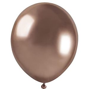 100 ballonnen gemetalliseerd in natuurlijke latex premium kwaliteit A50 (Ø 13 cm/5 inch), goud-metallic