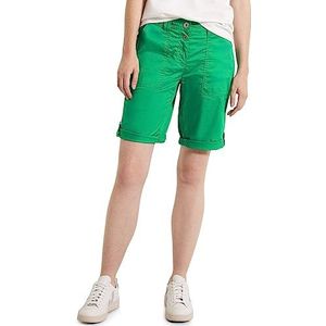 Cecil B376478 Shorts van katoen voor dames, Fresh Green