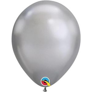 Folat Zilverkleurig 58270Q-ballonnen, chroom, zilverkleurig