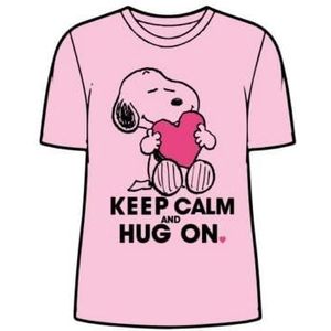 Toei animation T-shirt Marque Modèle T-shirt Snoopy Pink Adulte Femme