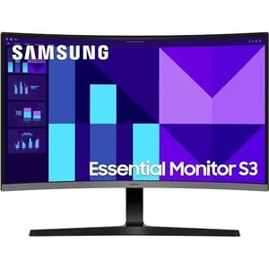 SAMSUNG Monitor S39GD (S27D396GAU), gebogen (1800R), 27 inch, 1920 x 1080 (Full HD), VA, 100 Hz, 4 ms (GtG), D-Sub, HDMI, audio-ingang, oogbesparingsmodus, flikkervrij, geïntegreerde luidspreker