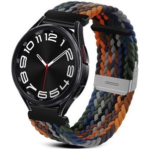 RoYiio Nylon armband, compatibel met Samsung Galaxy Watch 6 Classic/Watch 4 Classic, comfortabel en ademend, 20 mm horlogeband voor Galaxy Watch 4/Watch 5/Watch 5 Pro/Watch 6