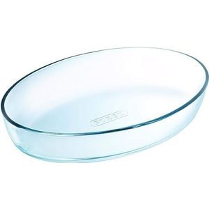 Pyrex 1041029 Essentials ovalen ovalen ovalen ovenschaal van glas – 35 x 24 x 6 cm