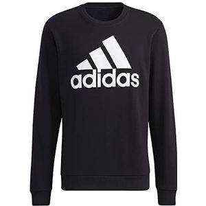 adidas M BL FL SWT Sweatshirt voor heren, Zwart/Wit