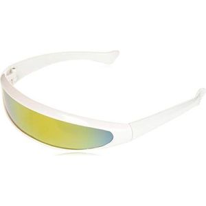 Bristol Novelty Futuristische bril Cyborg, dames, 75208, meerkleurig, één maat, Halloween