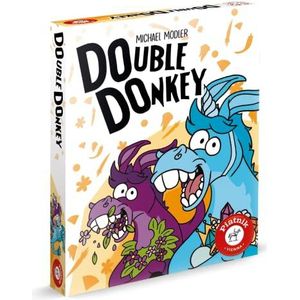 Piatnik 6681 6681-Double Donkey | Korte en emotionele mix van dobbelstenen en kaartspel | vanaf 8 jaar