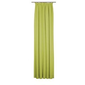 Wirth Gevelst gordijn met plooiband, polyester, 150 x 132 cm, groen