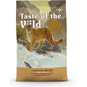 Taste of the Wild Canyon River kat met forel en gerookte zalm 6,6 kg