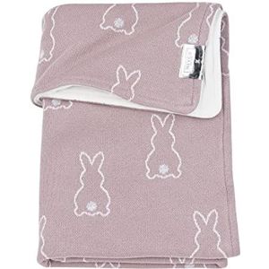 Meyco Baby X Mrs.Keizer Rabbit velvet ledikant deken - lilac - 100x150cm