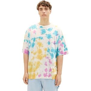 TOM TAILOR Denim T-Shirt Homme, 31896 - Multicolore Real Dye, L