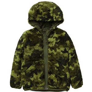 Helly Hansen Omkeerbare jas Veld Fleece Unisex Kinderen 432 UTILITY GREEN AOP, 122, 432 UTILITY GREEN AOP