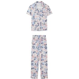 Women'secret Pyjamaset voor dames, Blauwe print.