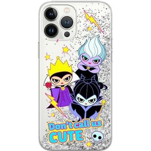 ERT GROUP Officieel gelicentieerde Disney Disney Villains 003 mobiele telefoonhoes voor Apple iPhone 14 met glitter overloop effect