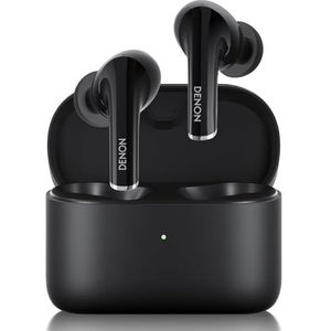 Denon AH-C830NCW Draadloze Oordopjes In-ear, Bluetooth Oortjes, Noise cancelling oordopjes met Soundmaster-tuning en tot 24 uur batterijduur - Zwart